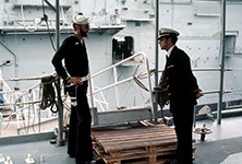 LTJG Cirulli, QM3 Anderson